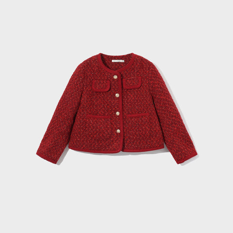 The Ruby Maison Tweed Quilted Jacket