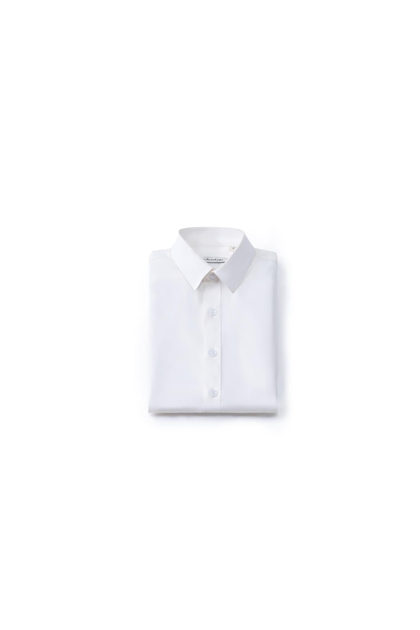 Kids Dress Shirt White Long Sleeve (3-14 Years) Classic Fit White / 7-8Y/ XL Kids Dress Shirt White Long Sleeve (3-14 Years) Classic Fit White / 7-8Y/ XL
