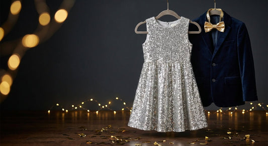 Kids New Years Eve sparkle outfits