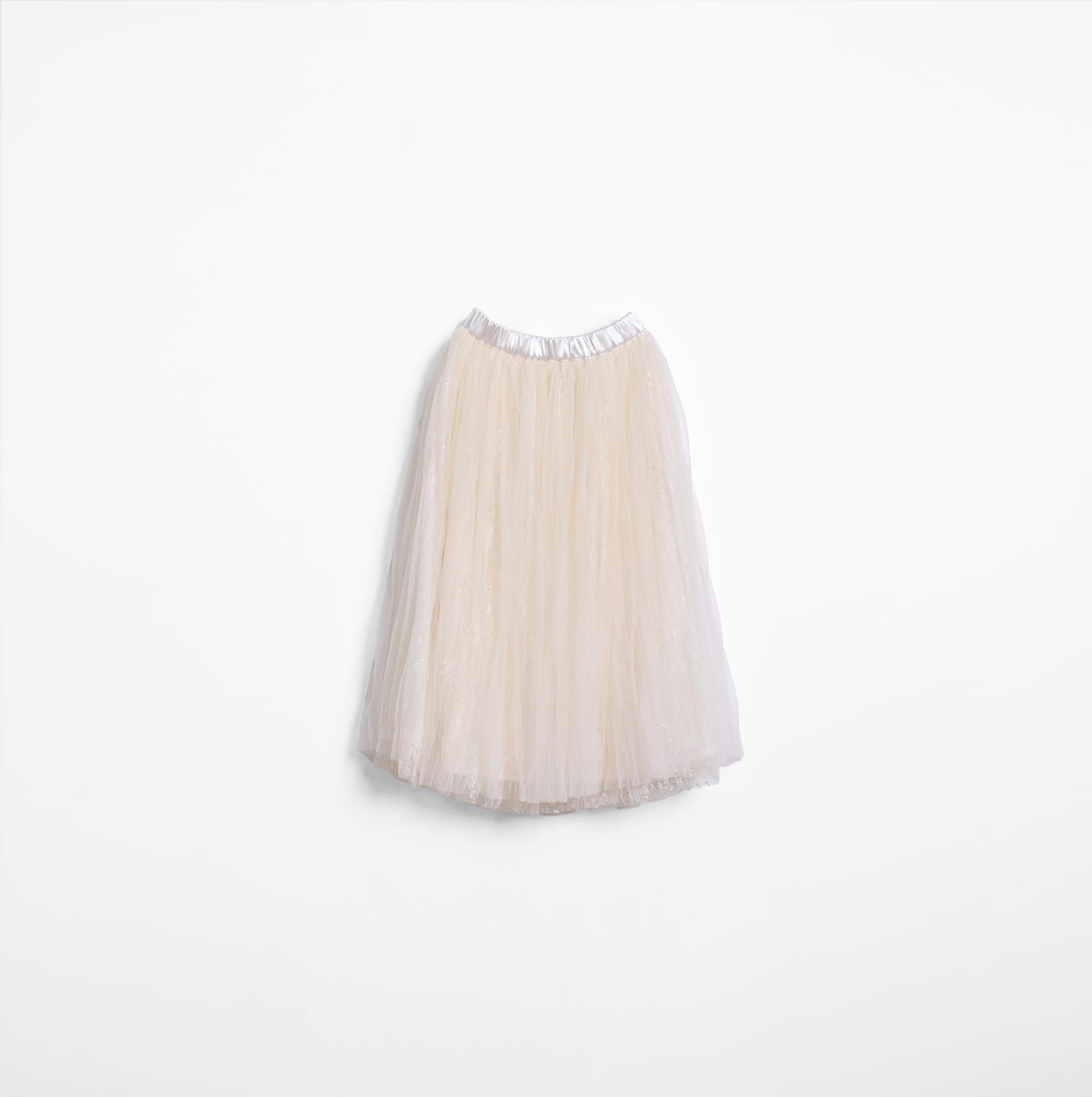 Girls Dreamy Sequined Tulle Skirt