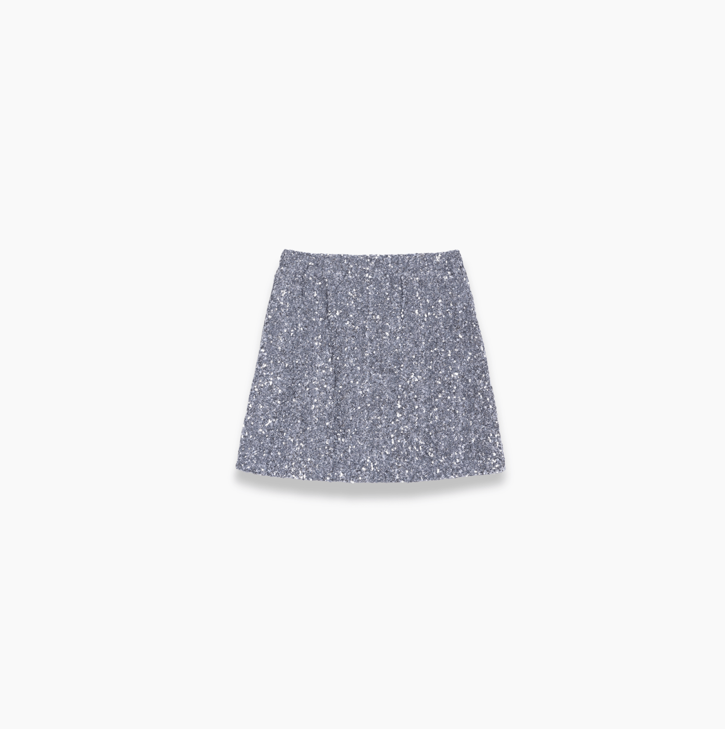 Girls Sequin Skirt - Silver