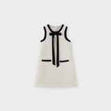 The Chic Tweed A-Line Dress