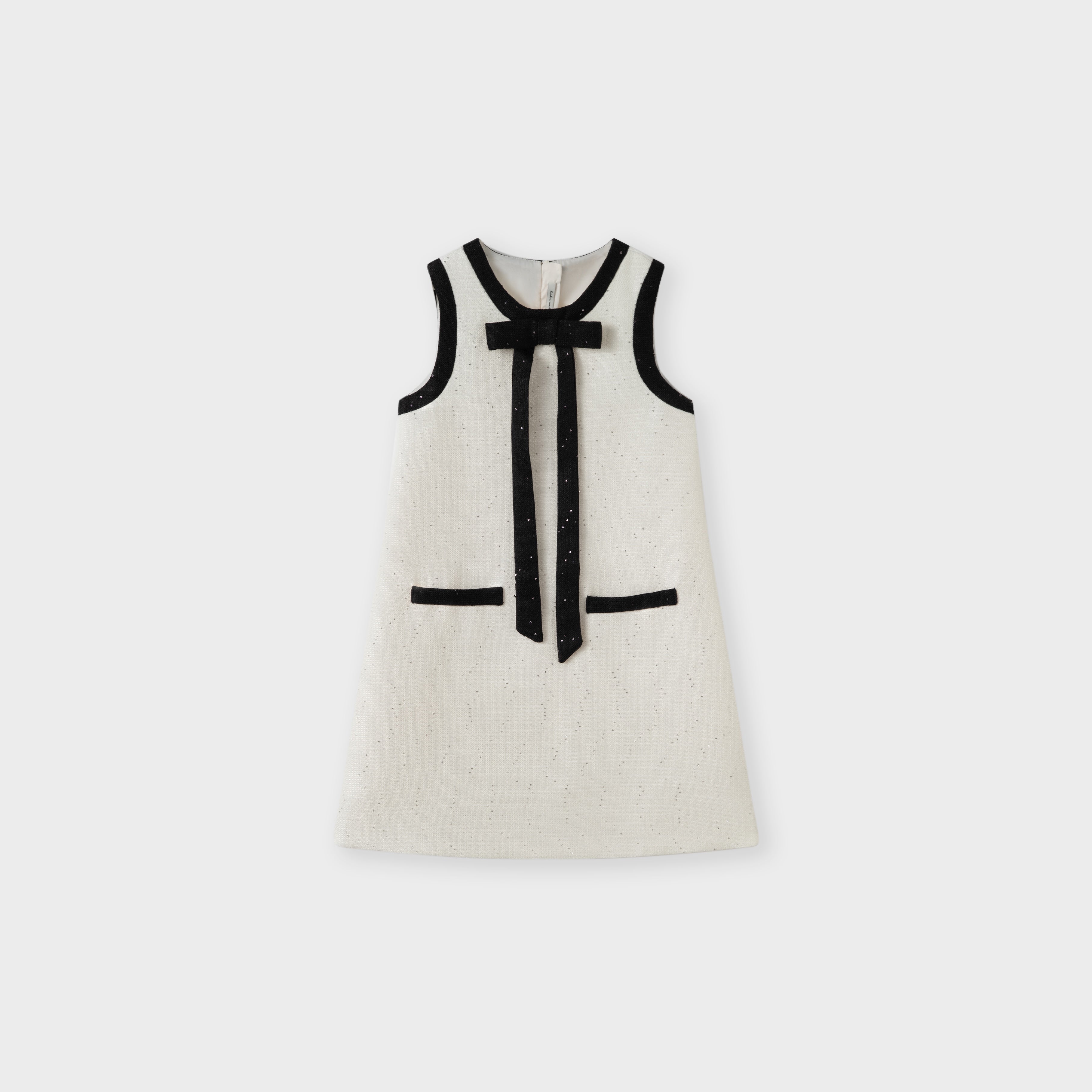 The Chic Tweed A-Line Dress