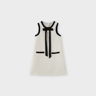 The Chic Tweed A-Line Dress