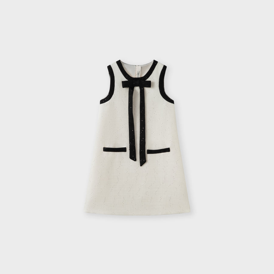 The Chic Tweed A-Line Dress