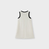 The Chic Tweed A-Line Dress