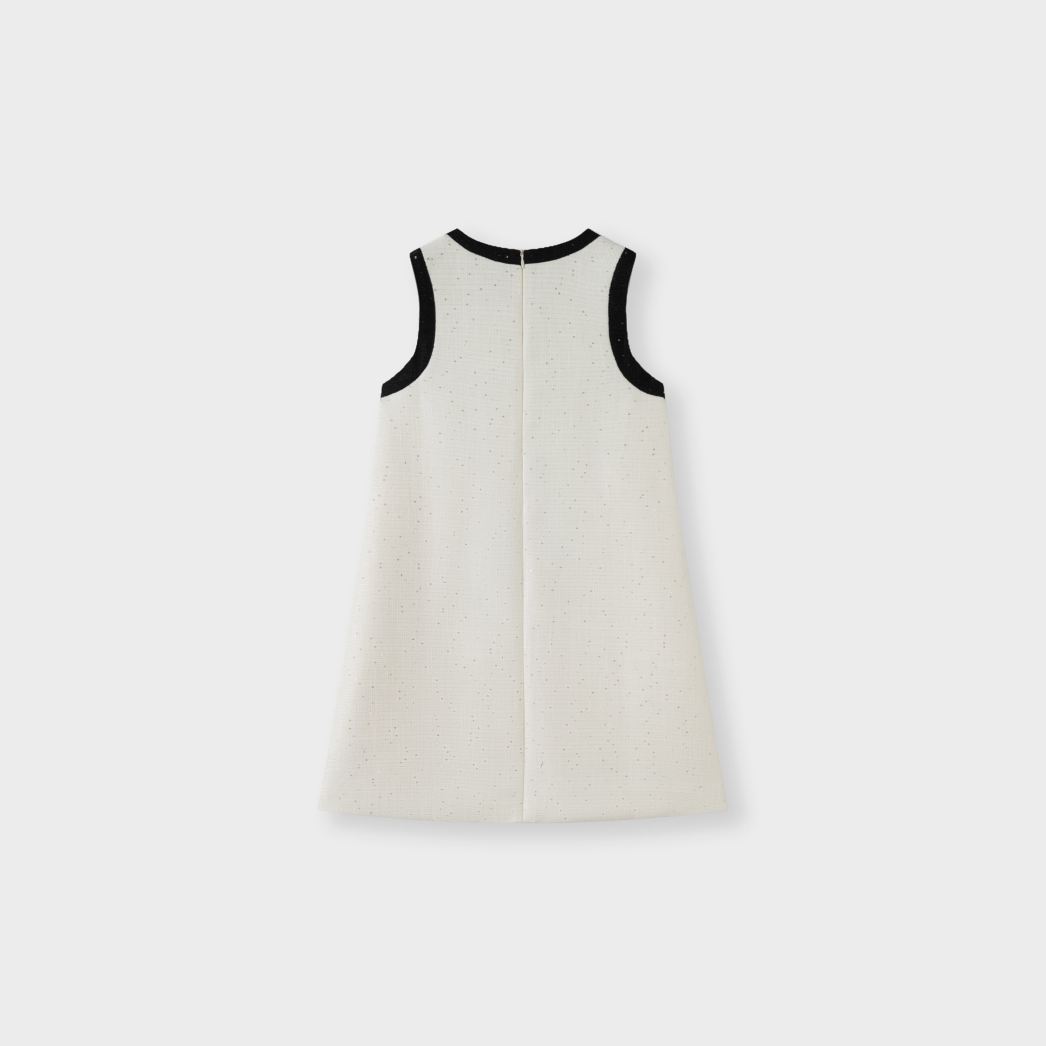 The Chic Tweed A-Line Dress