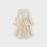 Moonlit Feather Tulle Dress