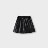 The Sparkling Floral Vegan Leather Skirt