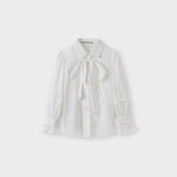 The Detachable Bow Collar Blouse