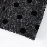 Polka Dot Bouclé Jumper Dress