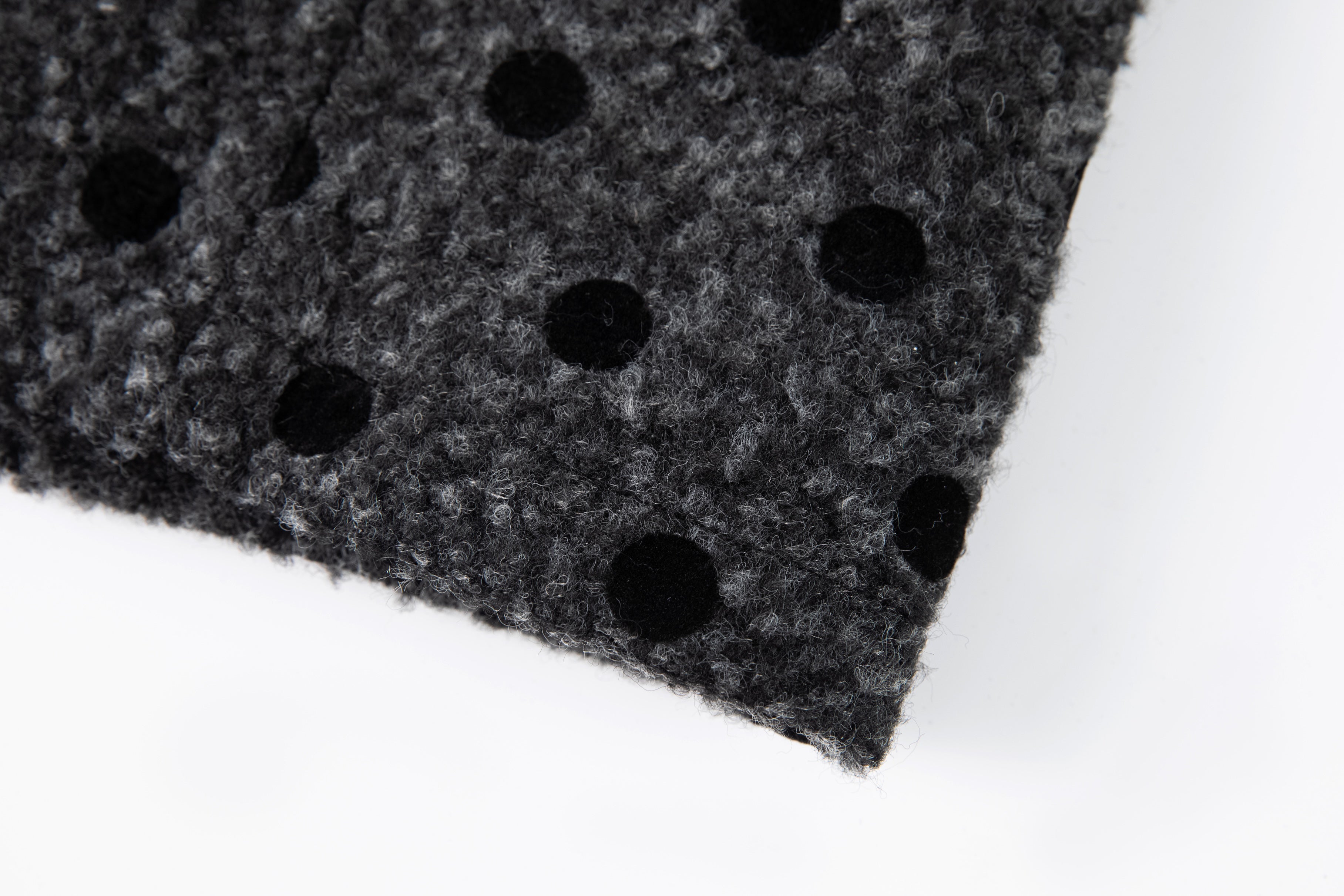 Polka Dot Bouclé Jumper Dress