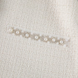 Pearl-Trim Tweed Jacket