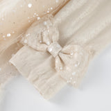 Moonlit Feather Tulle Dress