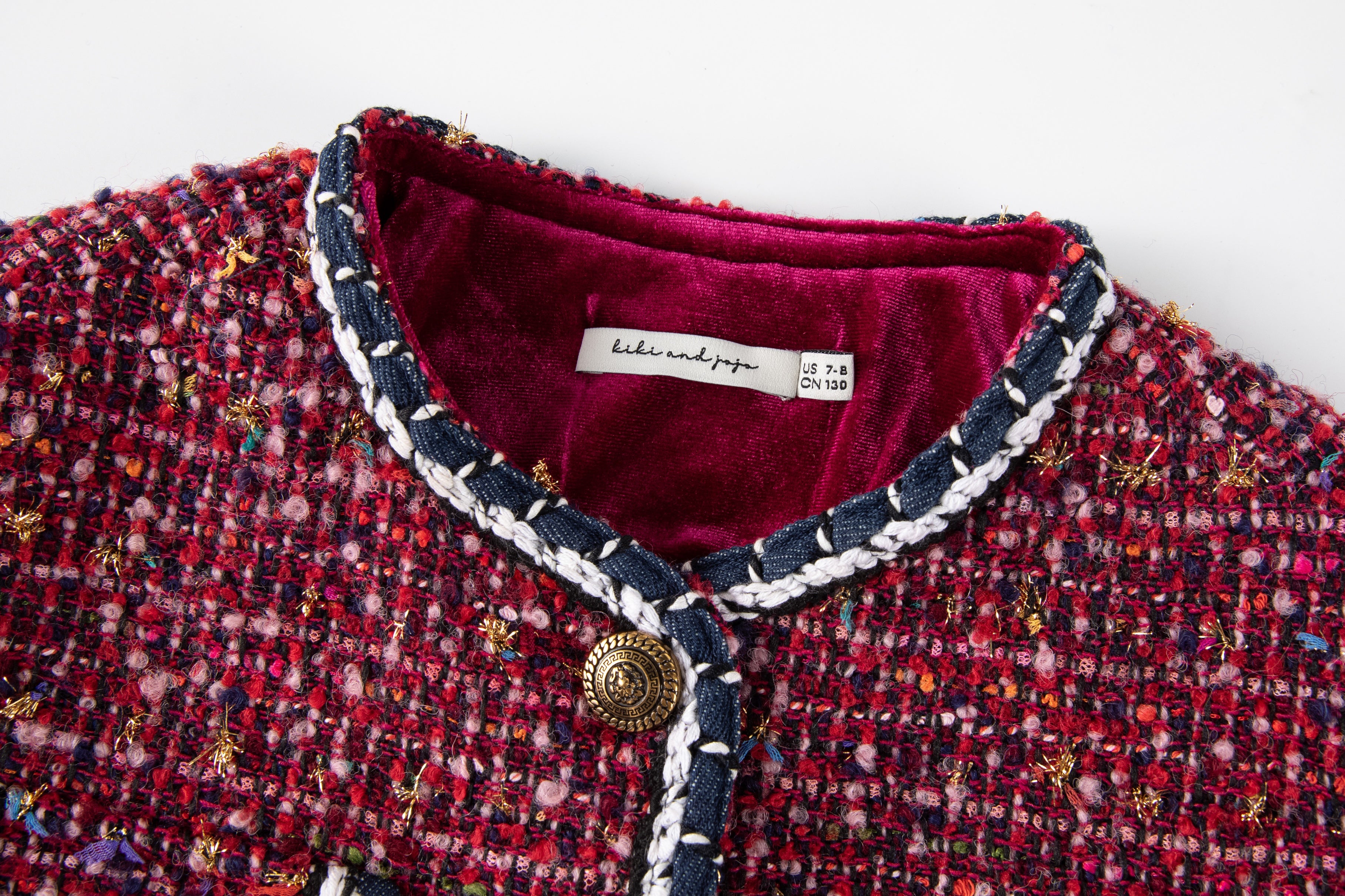 The Berry Confetti Tweed Jacket