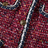 The Berry Confetti Tweed Jacket
