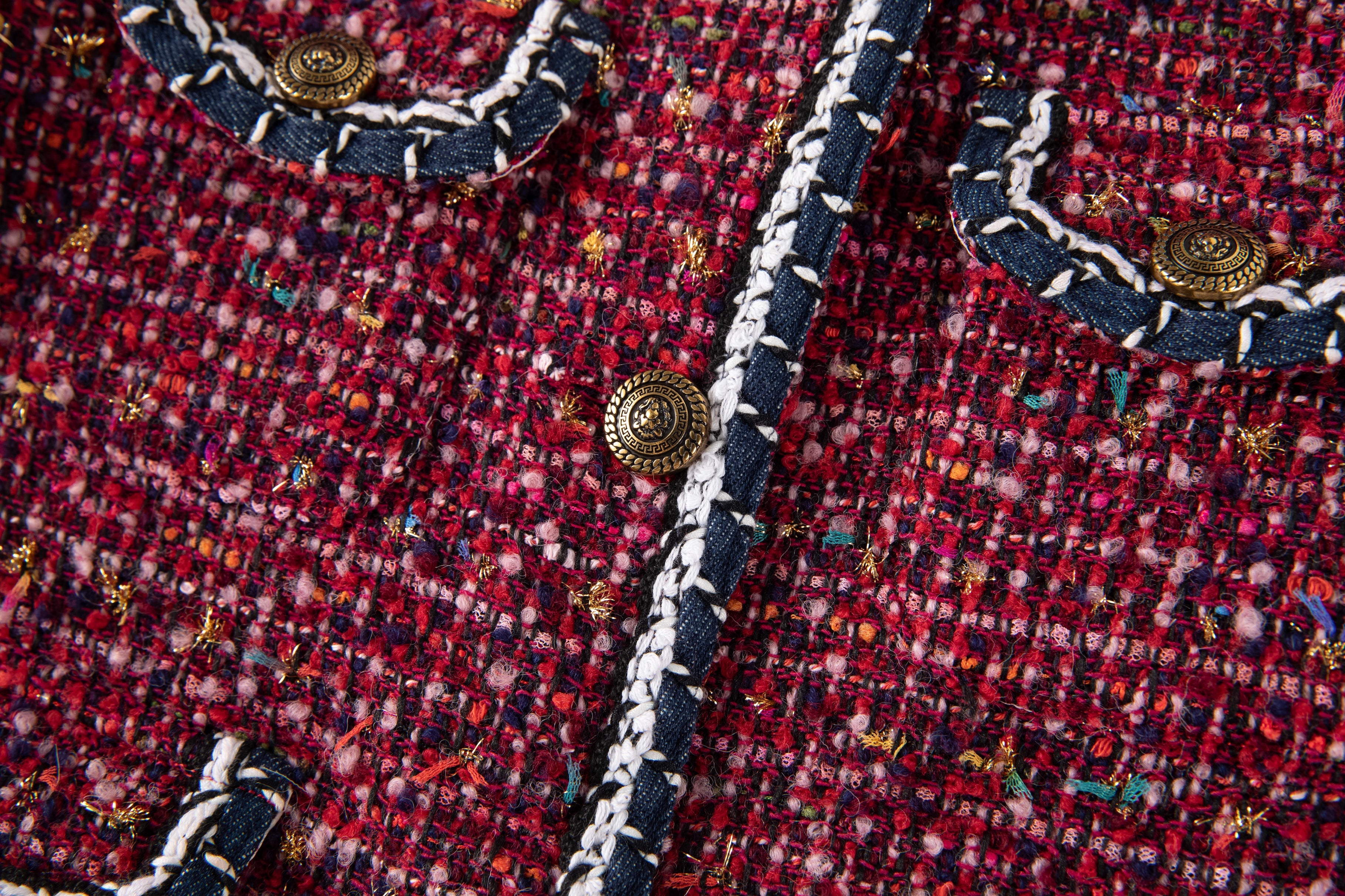 The Berry Confetti Tweed Jacket