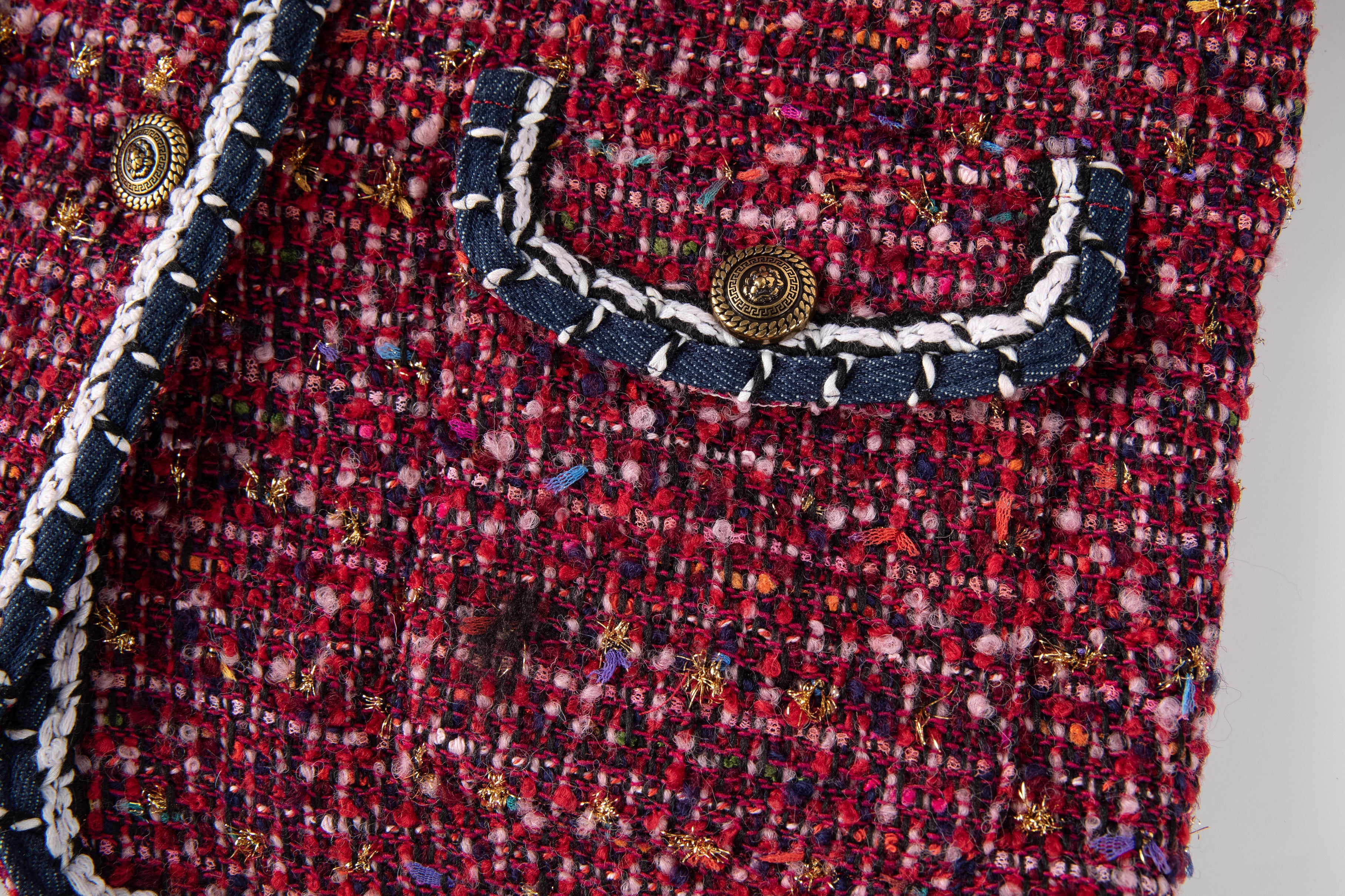 The Berry Confetti Tweed Jacket