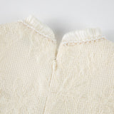 Ivory Petal-Pocket Mod Dress