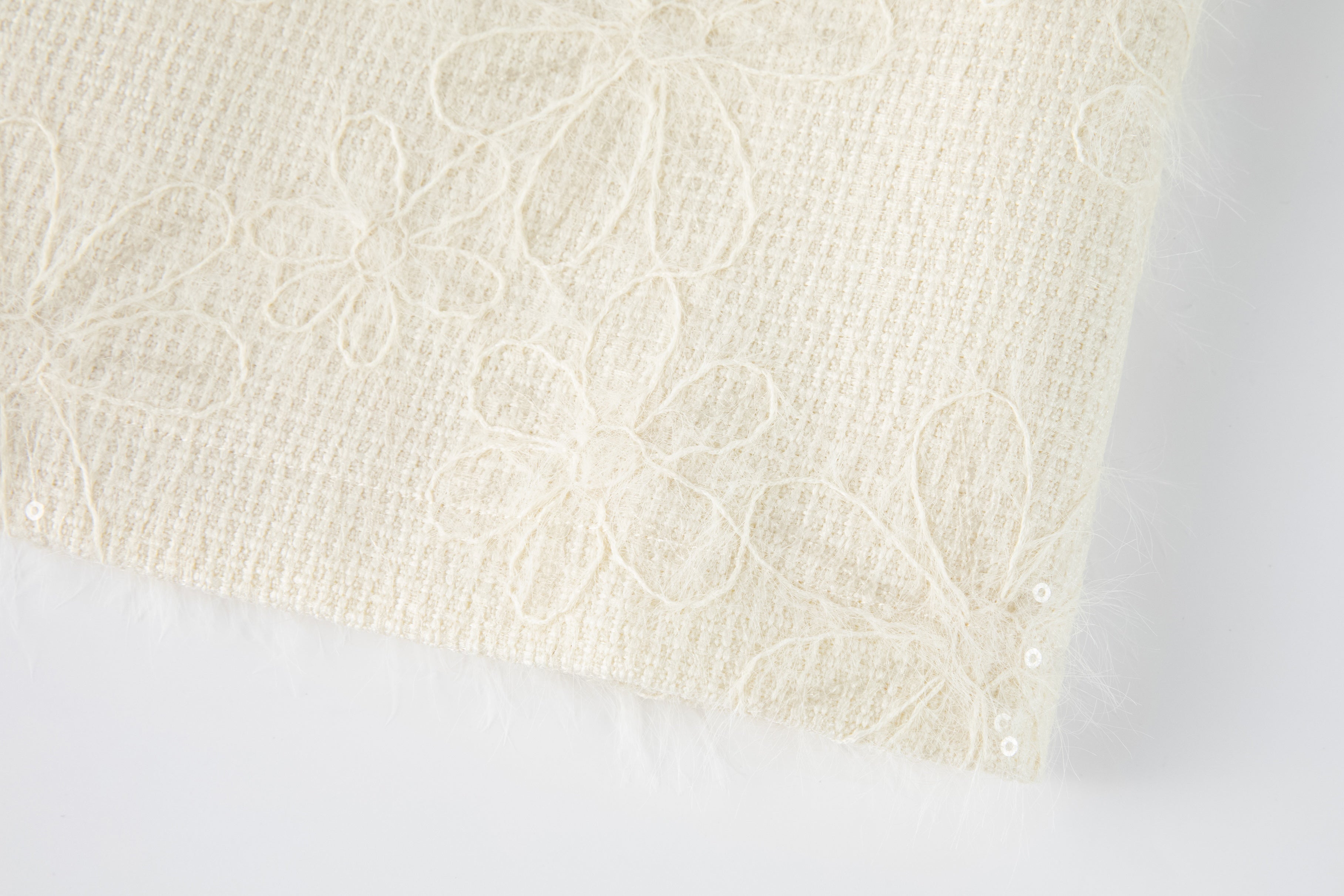 Ivory Petal-Pocket Mod Dress