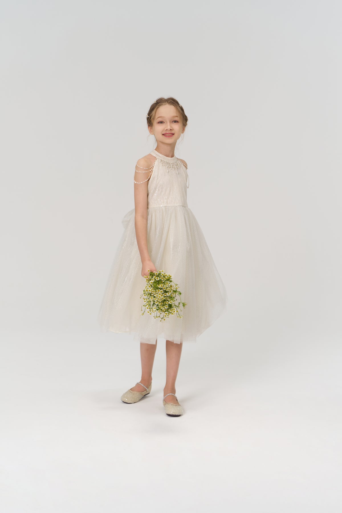 Gilded Whisper Dress