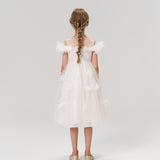 Feathered Whisper Dress