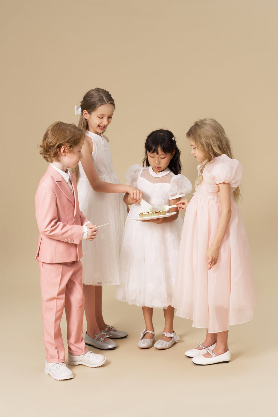 Blush Reverie Suit Pants