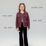 The Berry Confetti Tweed Jacket