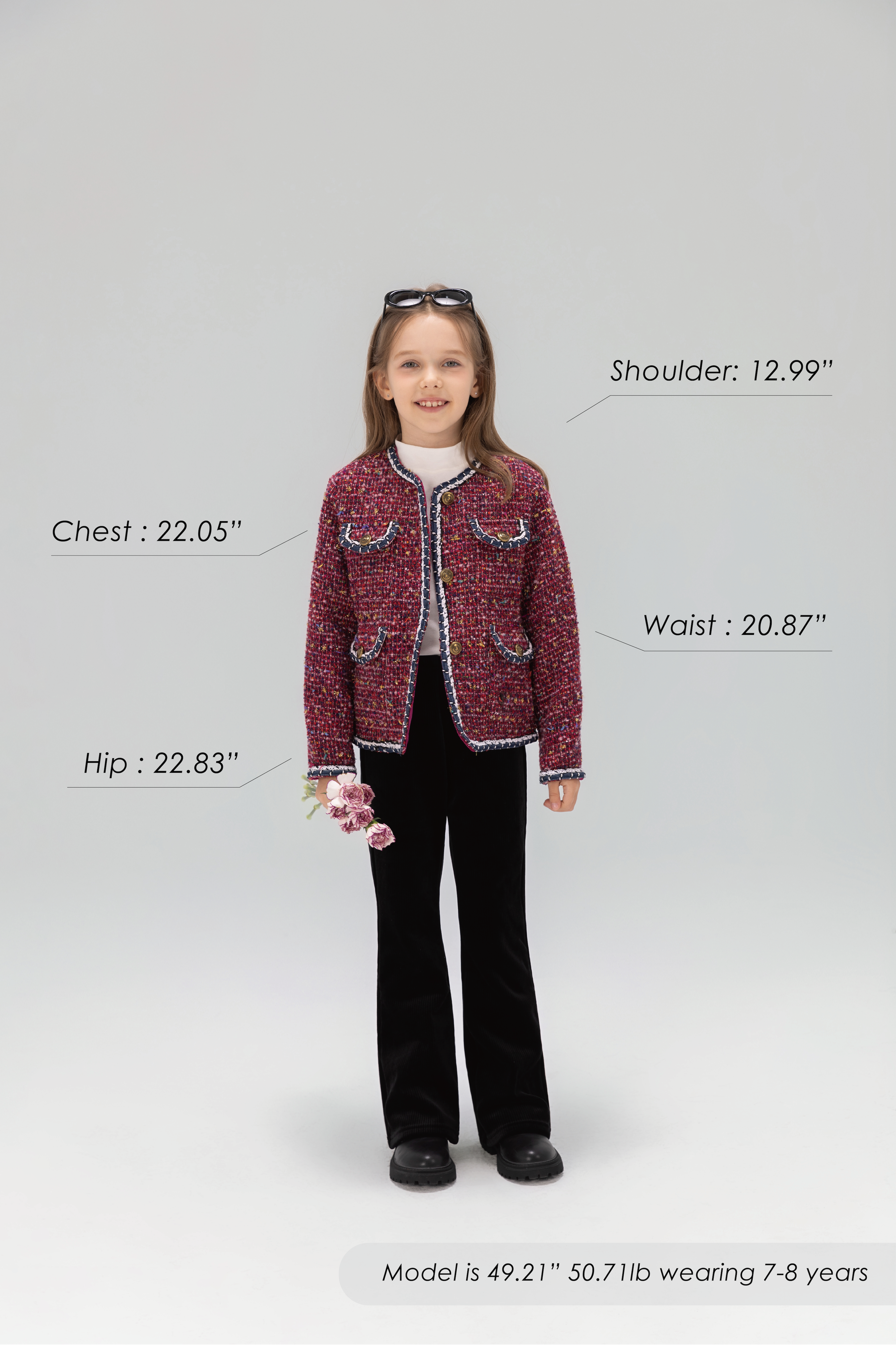 The Berry Confetti Tweed Jacket