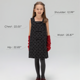 Polka Dot Bouclé Jumper Dress