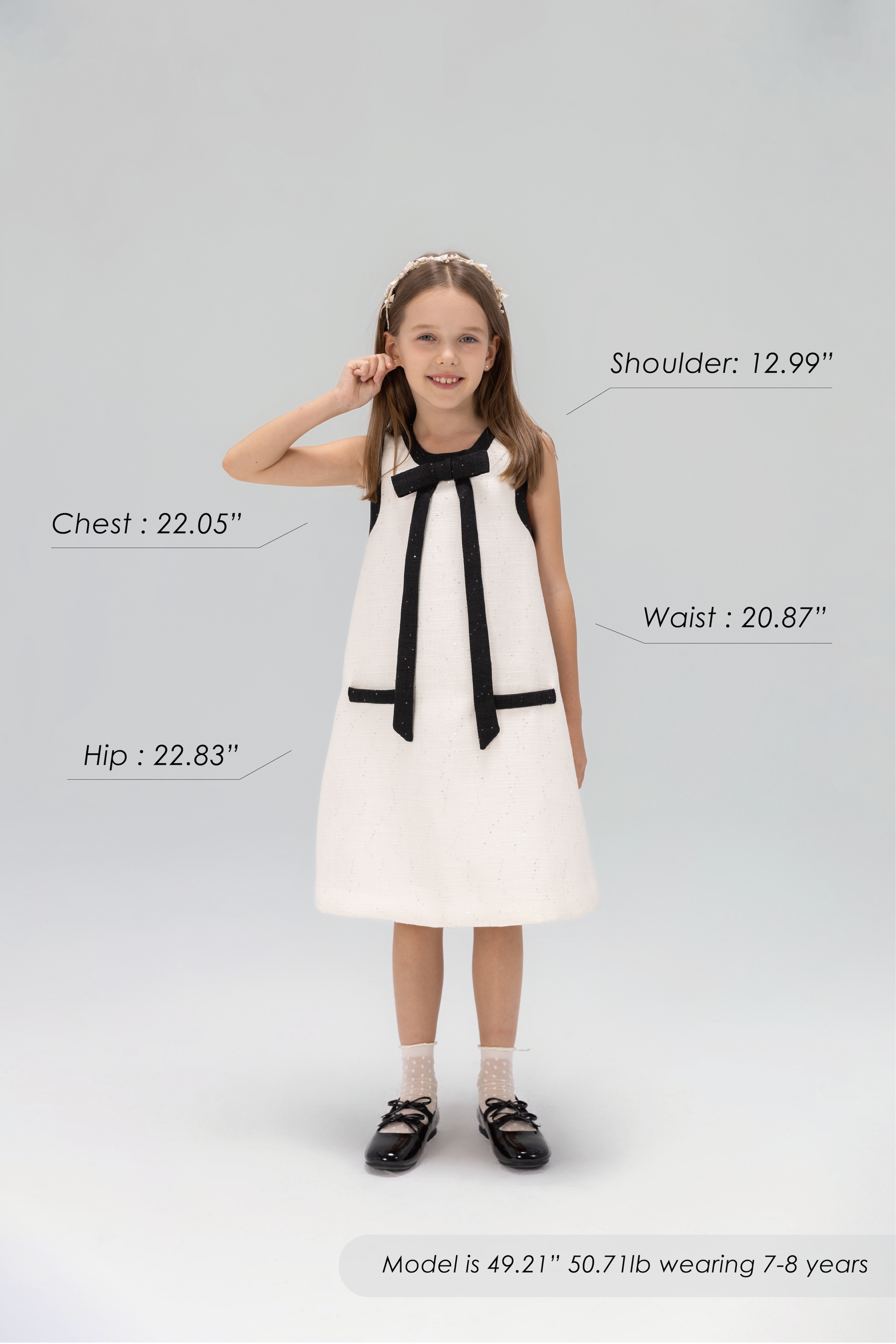 The Chic Tweed A-Line Dress