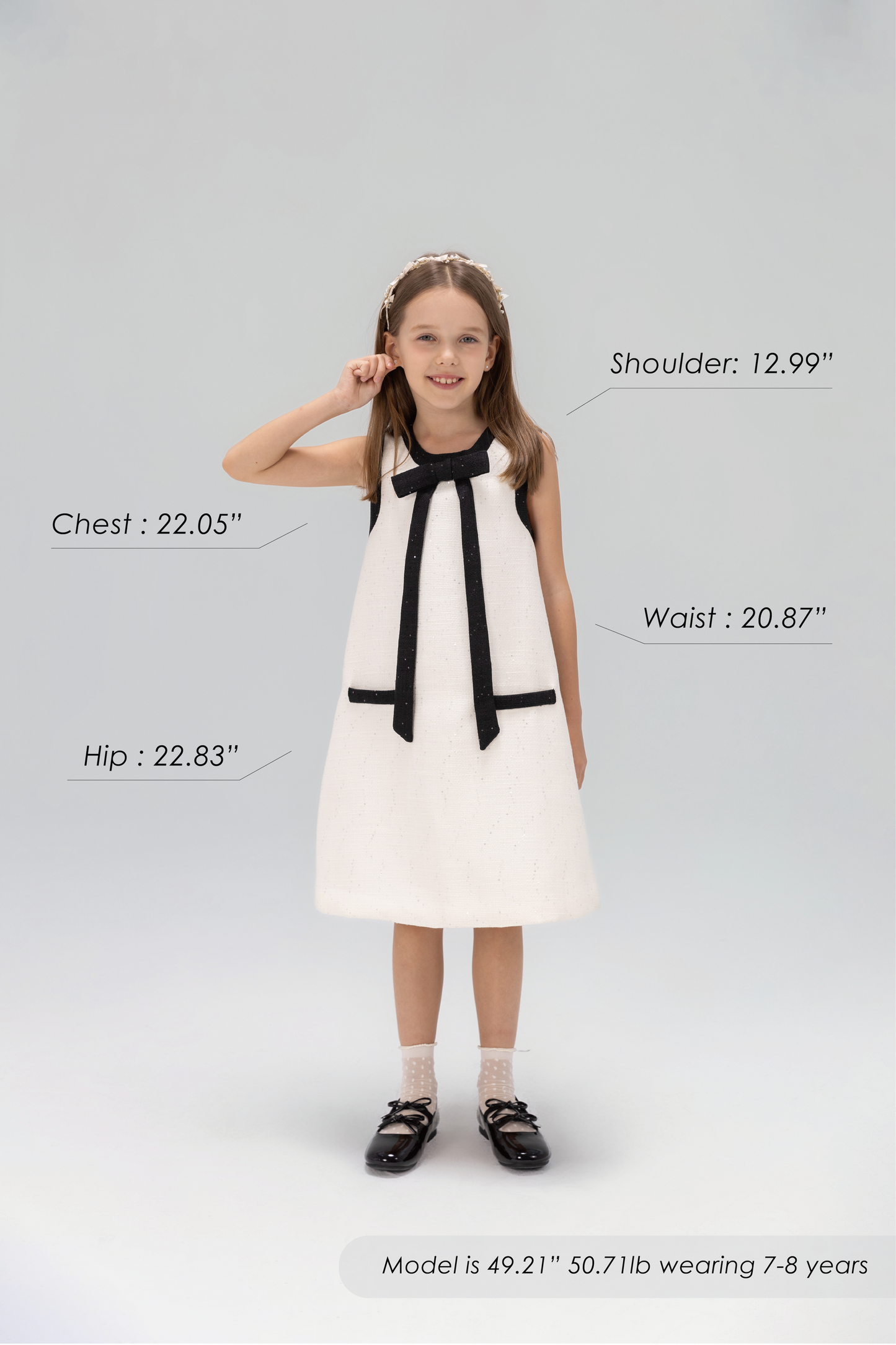 The Chic Tweed A-Line Dress