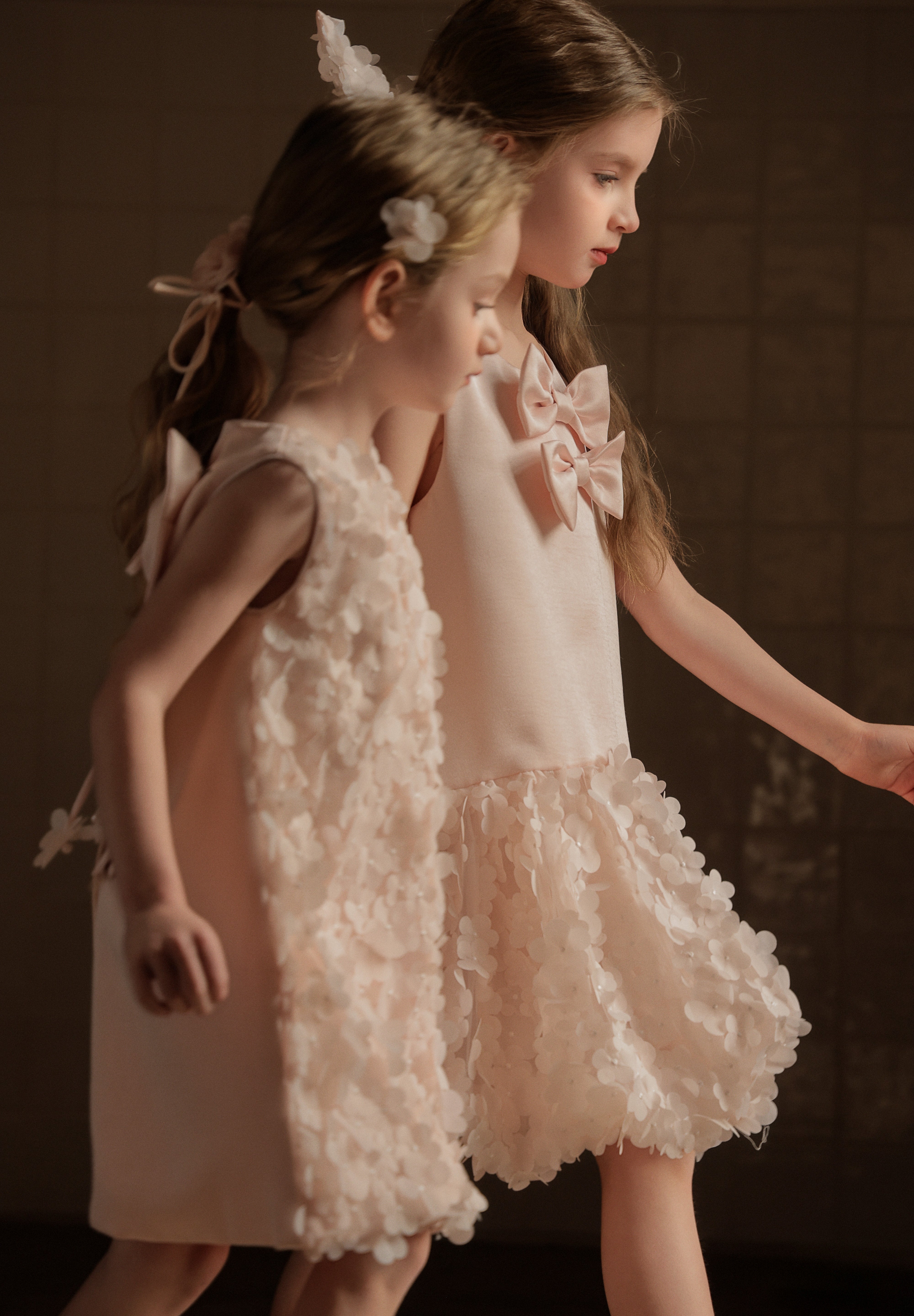 Apricot Petal Reverie Dress
