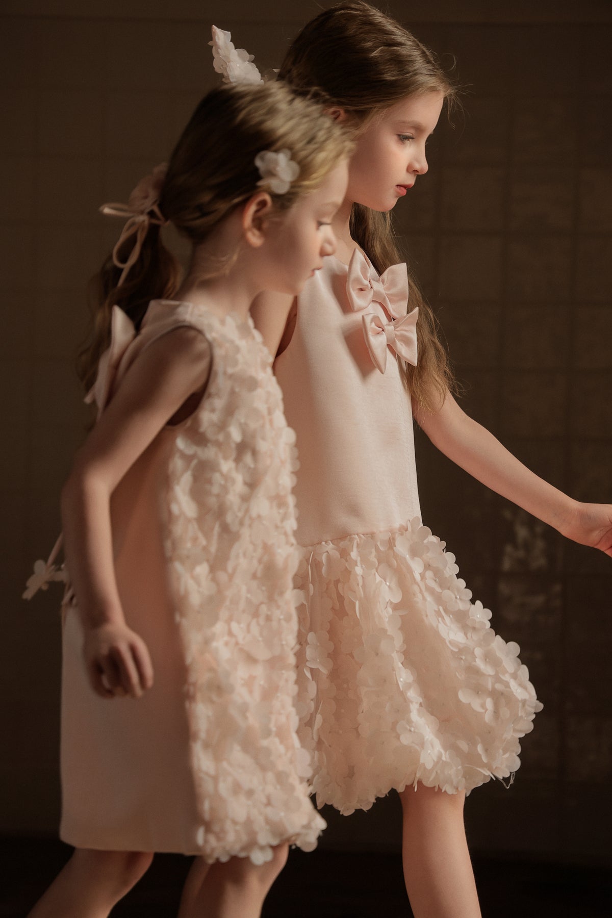 Apricot Petal Reverie Dress