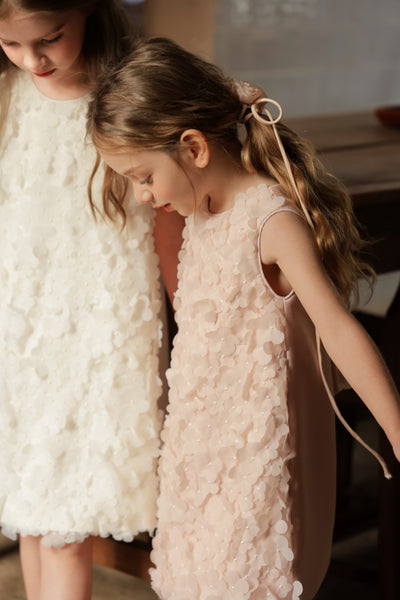 Apricot Petal Reverie Dress