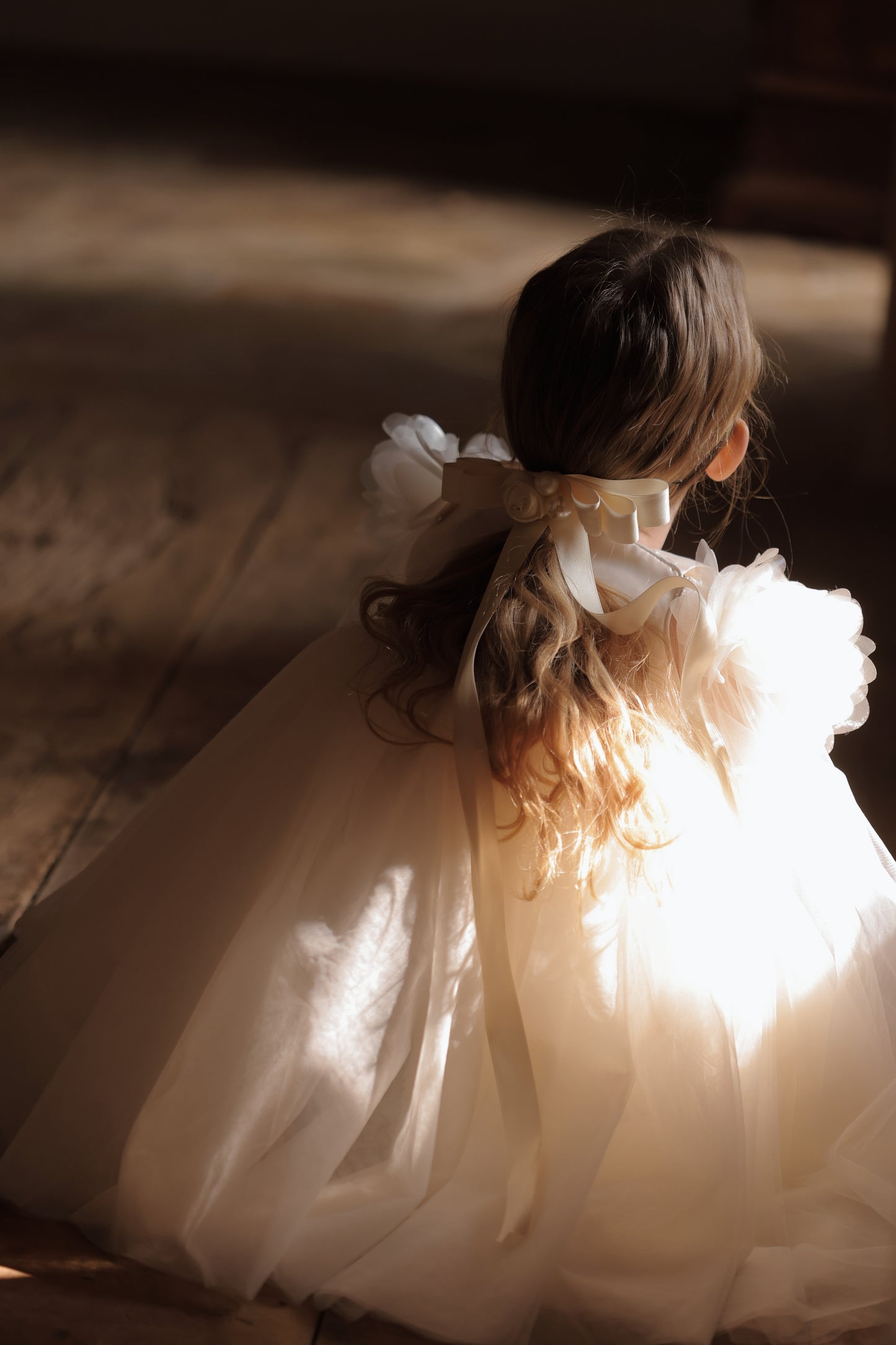 Champagne Ripple Bloom Dress