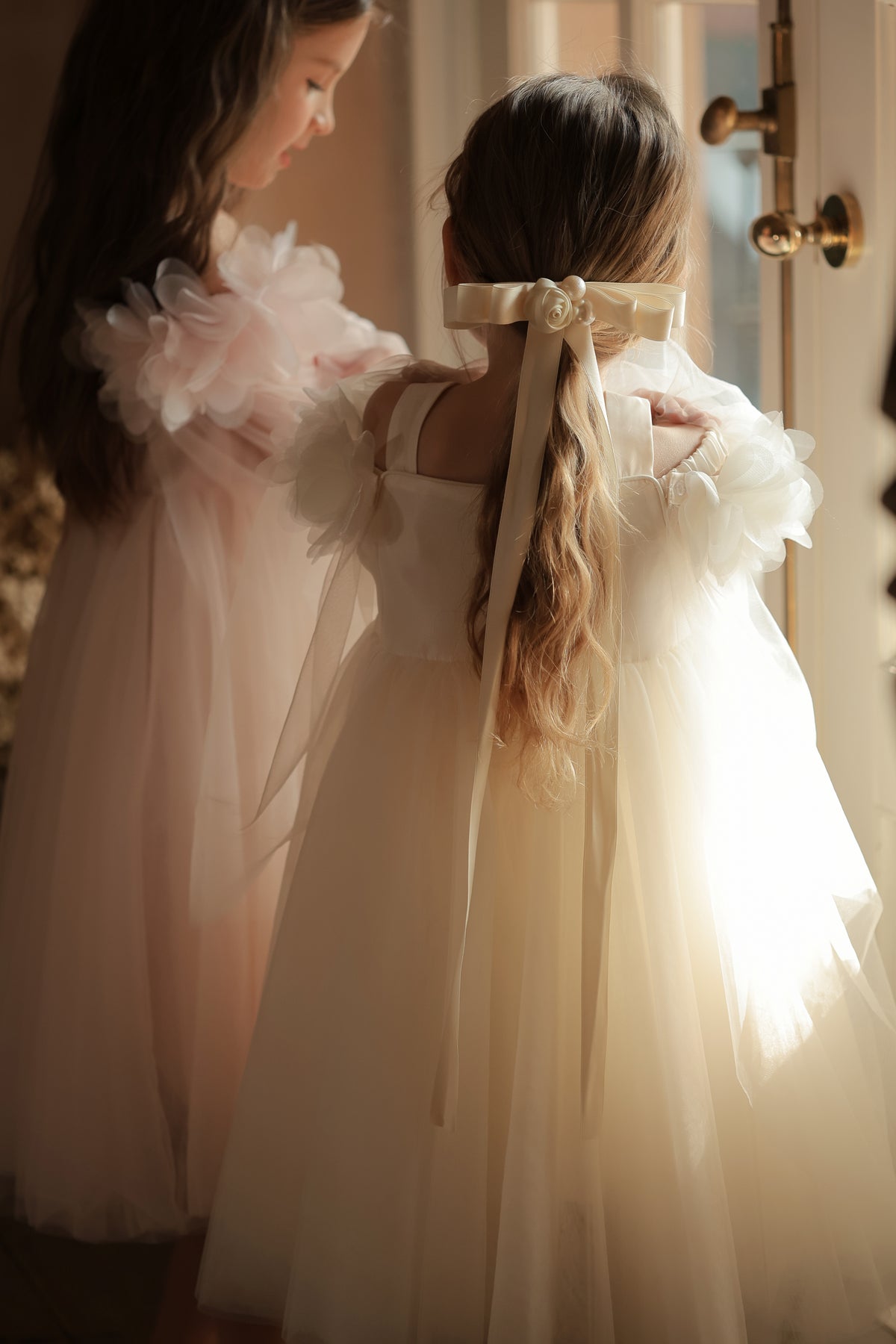 Blush Ripple Bloom Dress
