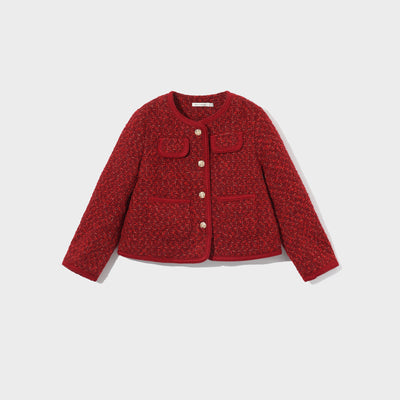 The Ruby Maison Tweed Quilted Jacket