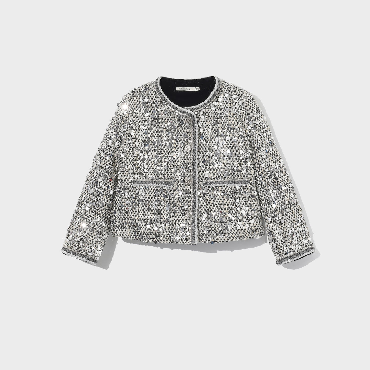 The Silver Gala Quilted Tweed Jacket
