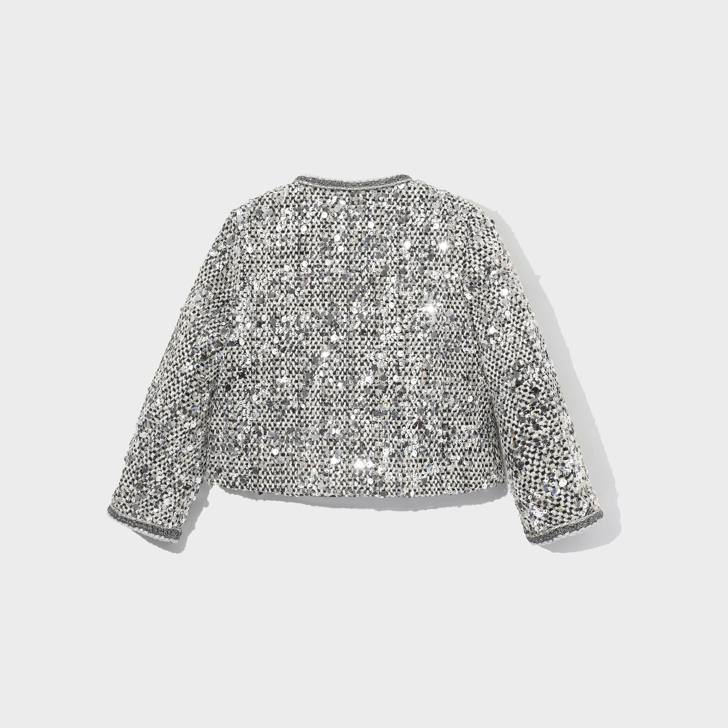 The Silver Gala Quilted Tweed Jacket