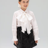 The Detachable Bow Collar Blouse