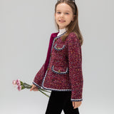 The Berry Confetti Tweed Jacket