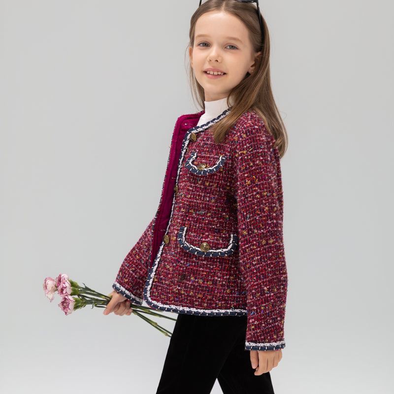 The Berry Confetti Tweed Jacket