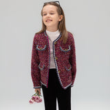 The Berry Confetti Tweed Jacket