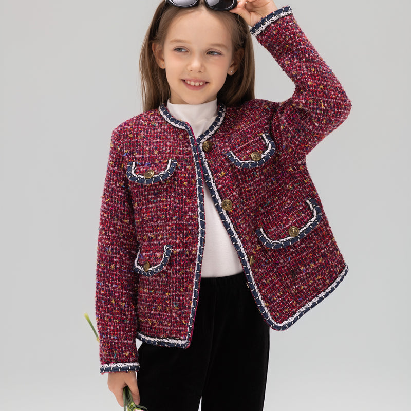 The Berry Confetti Tweed Jacket