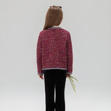 The Berry Confetti Tweed Jacket