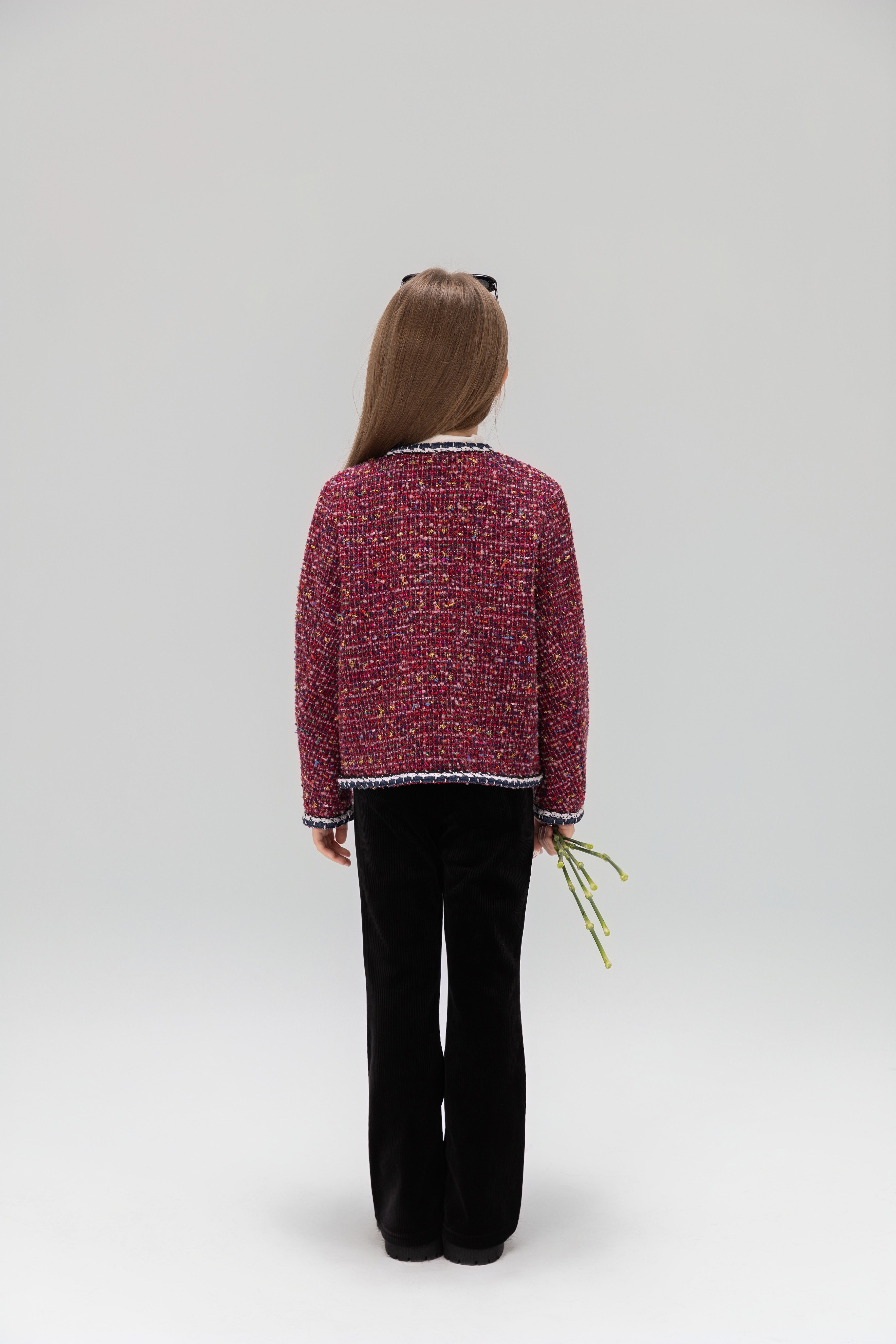 The Berry Confetti Tweed Jacket