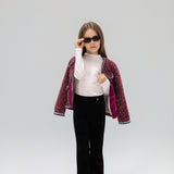 The Berry Confetti Tweed Jacket