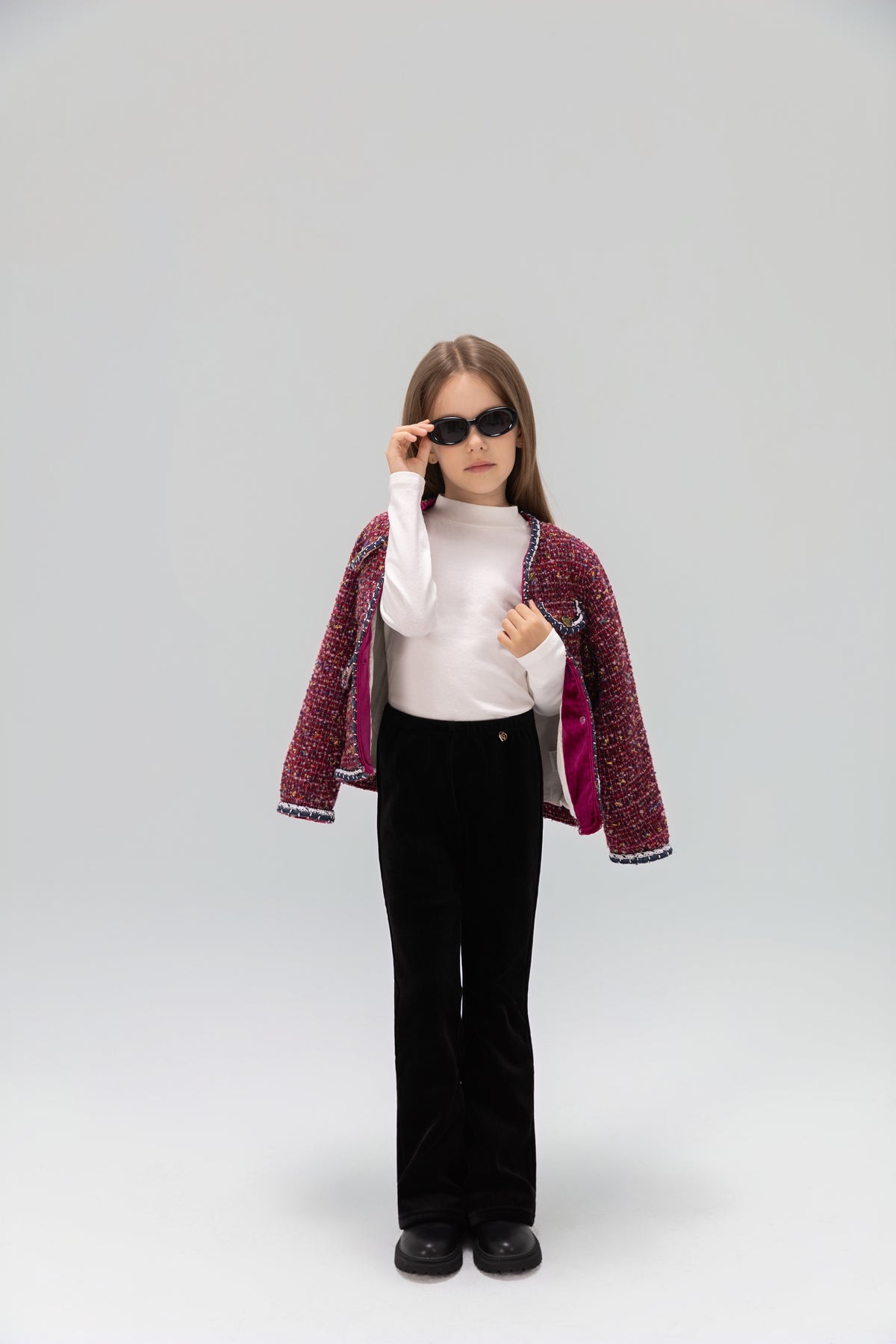 The Berry Confetti Tweed Jacket