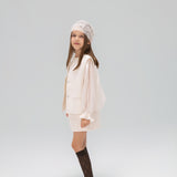 Pearl-Trim Tweed Vest